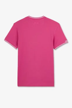 T-Shirt Rose A Manches Courtes
