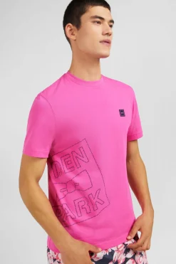 T-Shirt Rose Imprime Eden Park
