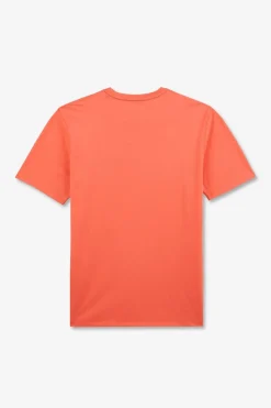 T-Shirt Rose Saumon A Manches Courtes