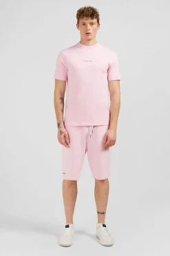 T-Shirt Rose Uni A Manches Courtes