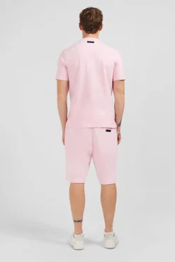 T-Shirt Rose Uni A Manches Courtes