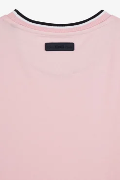 T-Shirt Rose Uni A Manches Courtes
