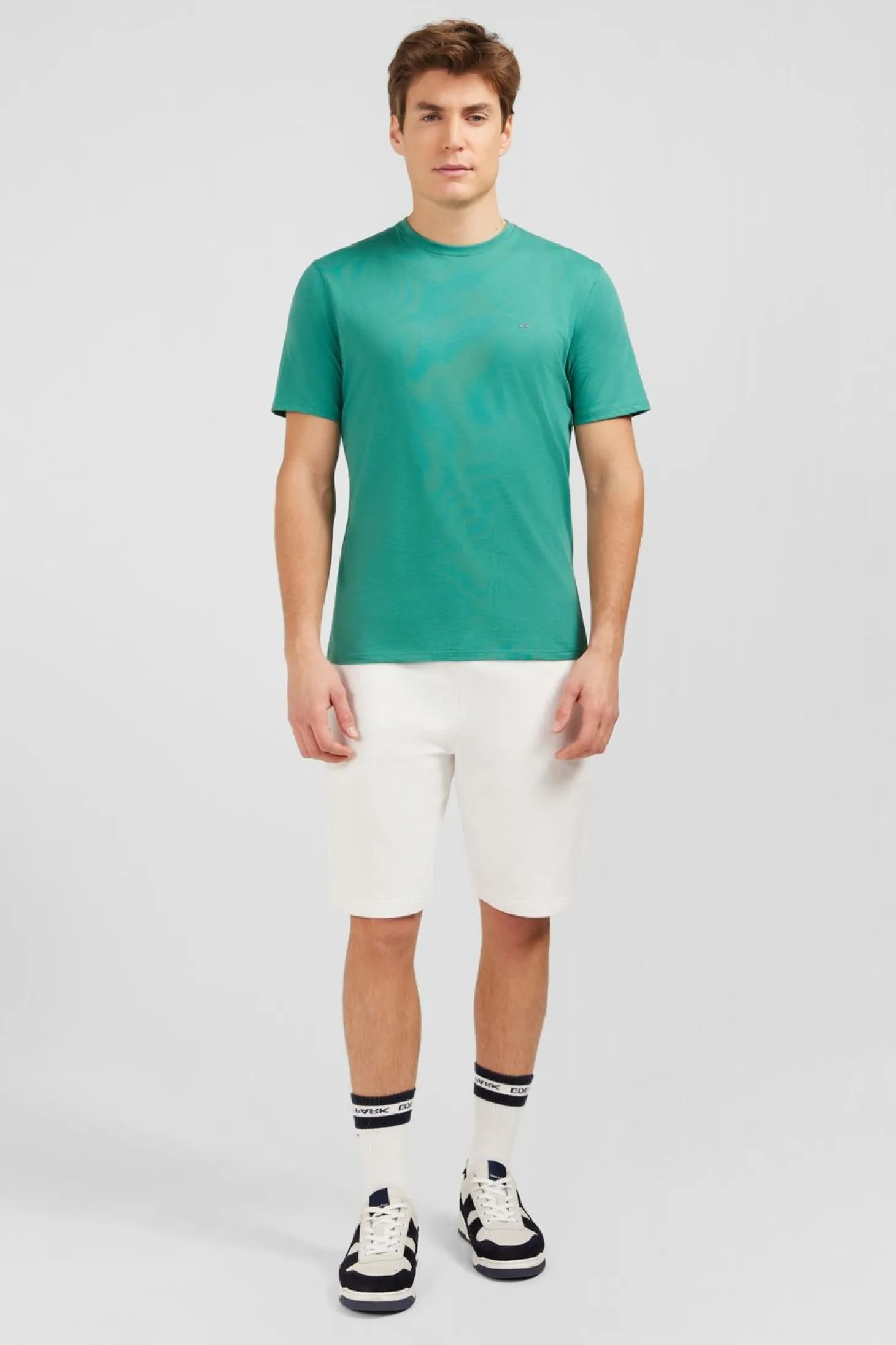 T-Shirt Vert A Manches Courtes