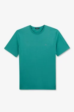 T-Shirt Vert A Manches Courtes