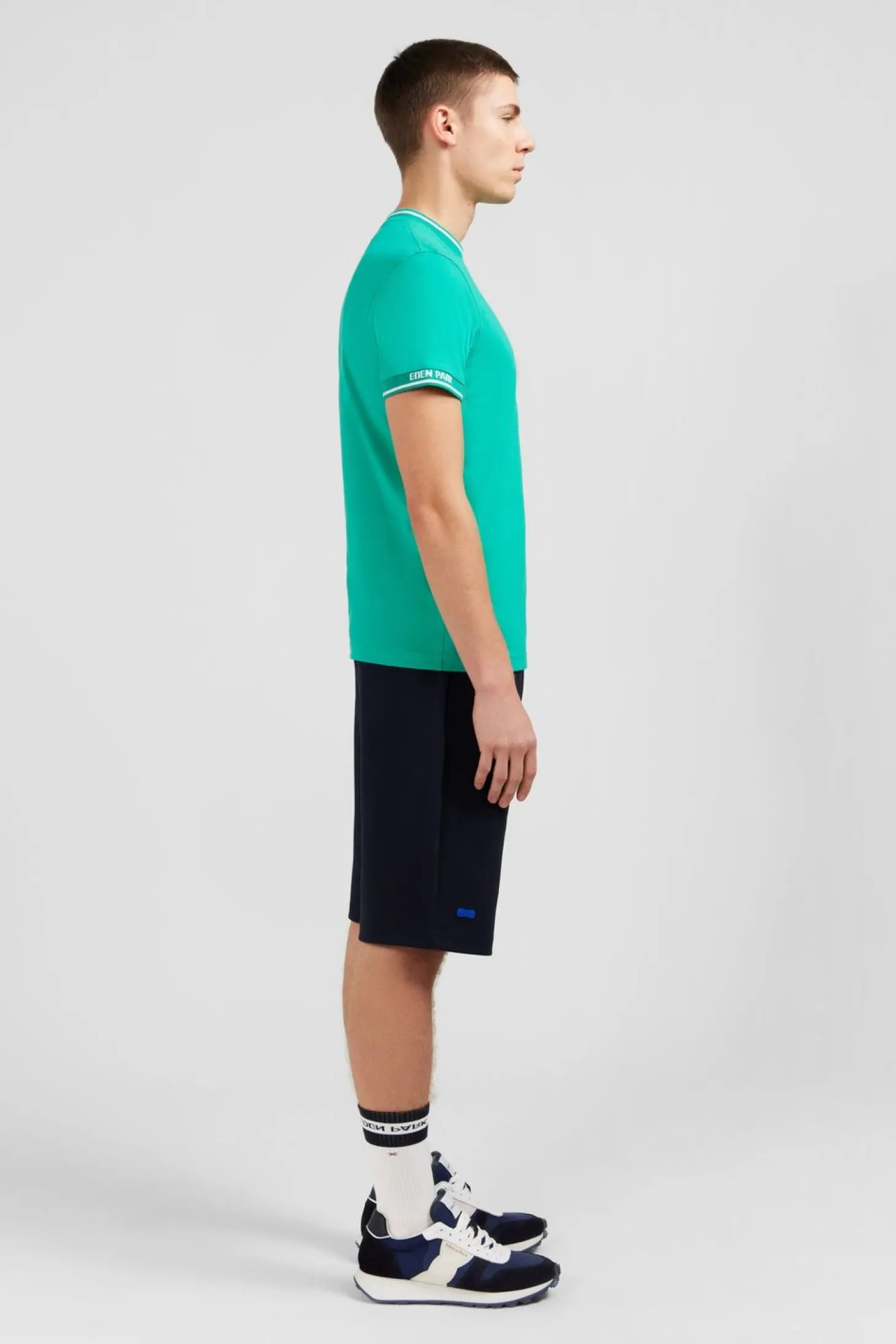 T-Shirt Vert A Manches Courtes