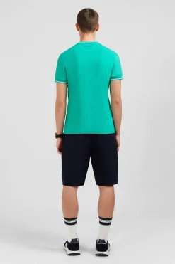 T-Shirt Vert A Manches Courtes