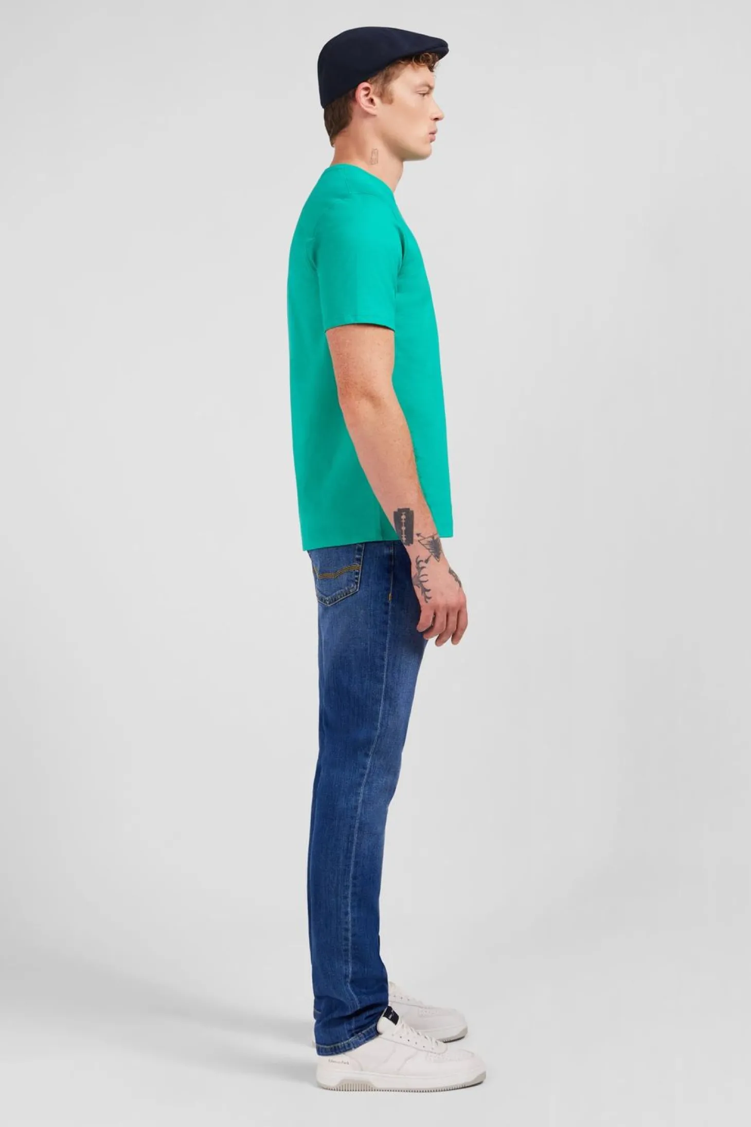 T-Shirt Vert A Manches Courtes